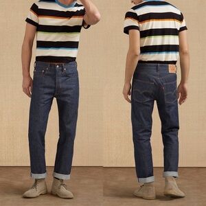 Levi’s Vintage Dark Wash Button Fly Retro Jeans